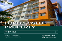 FORECLOSED CONDO UNIT  – TIVOLI CONDO, CEBU CITY