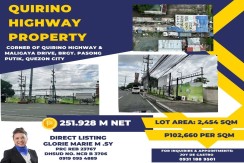 Q U I R I N O H I G H W A Y P R O P E R T Y